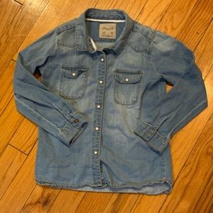 PRIMARK DENIM CO. Denim Long Sleeve Shirt Sz 5-6
